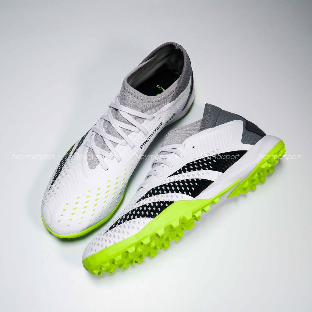 adidas Predator Accuracy .3 TF Crazyrush - Footwear White/Core Black/Lucid Lemon