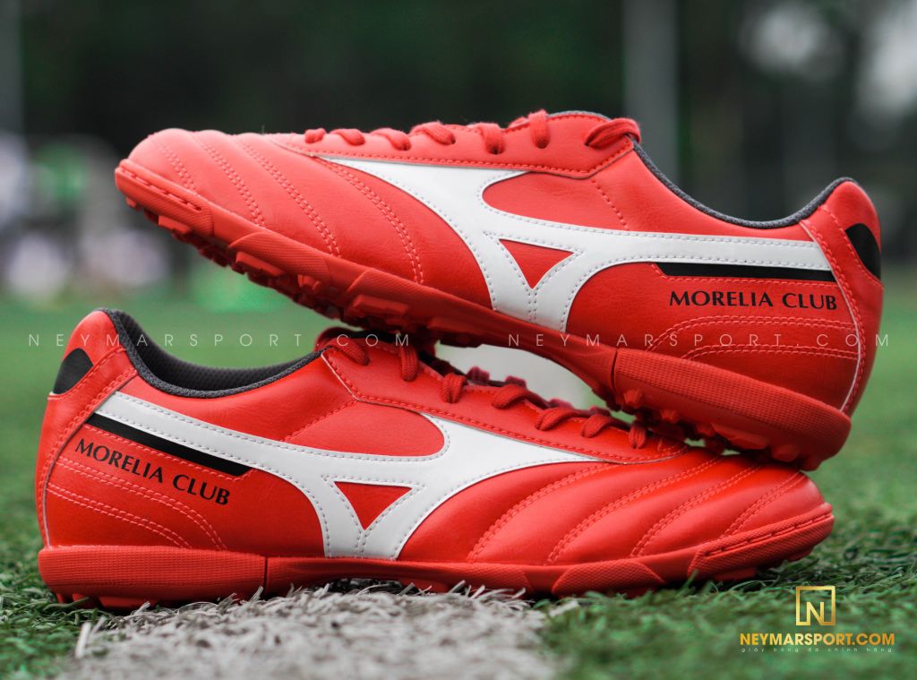 MIZUNO MORELIA II CLUB AS TF - IGNITION RED/WHITE
