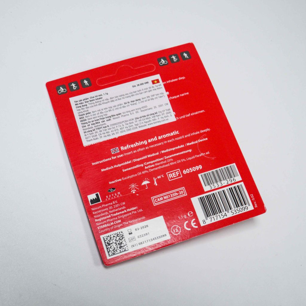 Ống hít thông mũi Starbalm Sport Inhaler