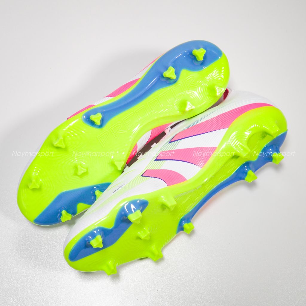 Giày đá bóng adidas Predator League FG/AG Celestial Victory - Footwear White/Lucid Pink/Lucid Lemon ID1330