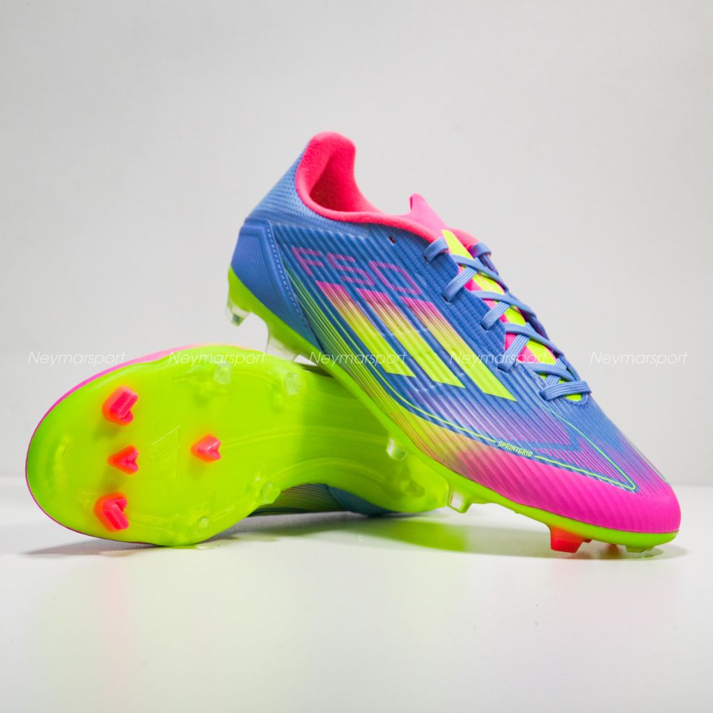 Giày đá bóng adidas F50 League FG/AG Celestial Victory - Blue Fusion/Lucid Lemon/Lucid Pink IE1290