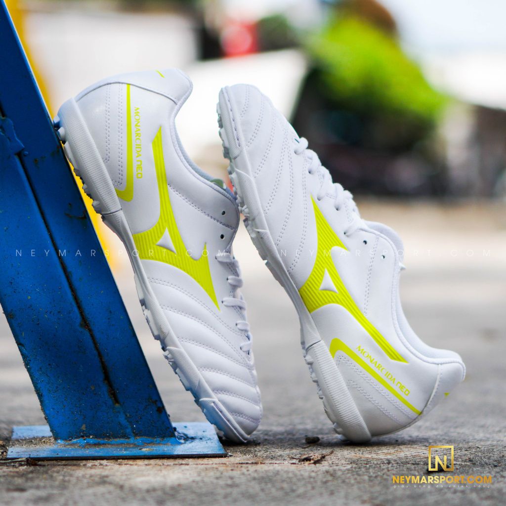 MIZUNO MONARCIDA NEO II SELECT AS TF WHITE/YELLOW