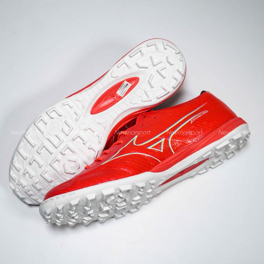 Mizuno Alpha Pro AS TF Release - Fiery Coral/White