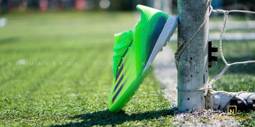 adidas X Ghosted .1 TF Precision To Blur - Signal Green/Energy Ink/Semi Solar Slime