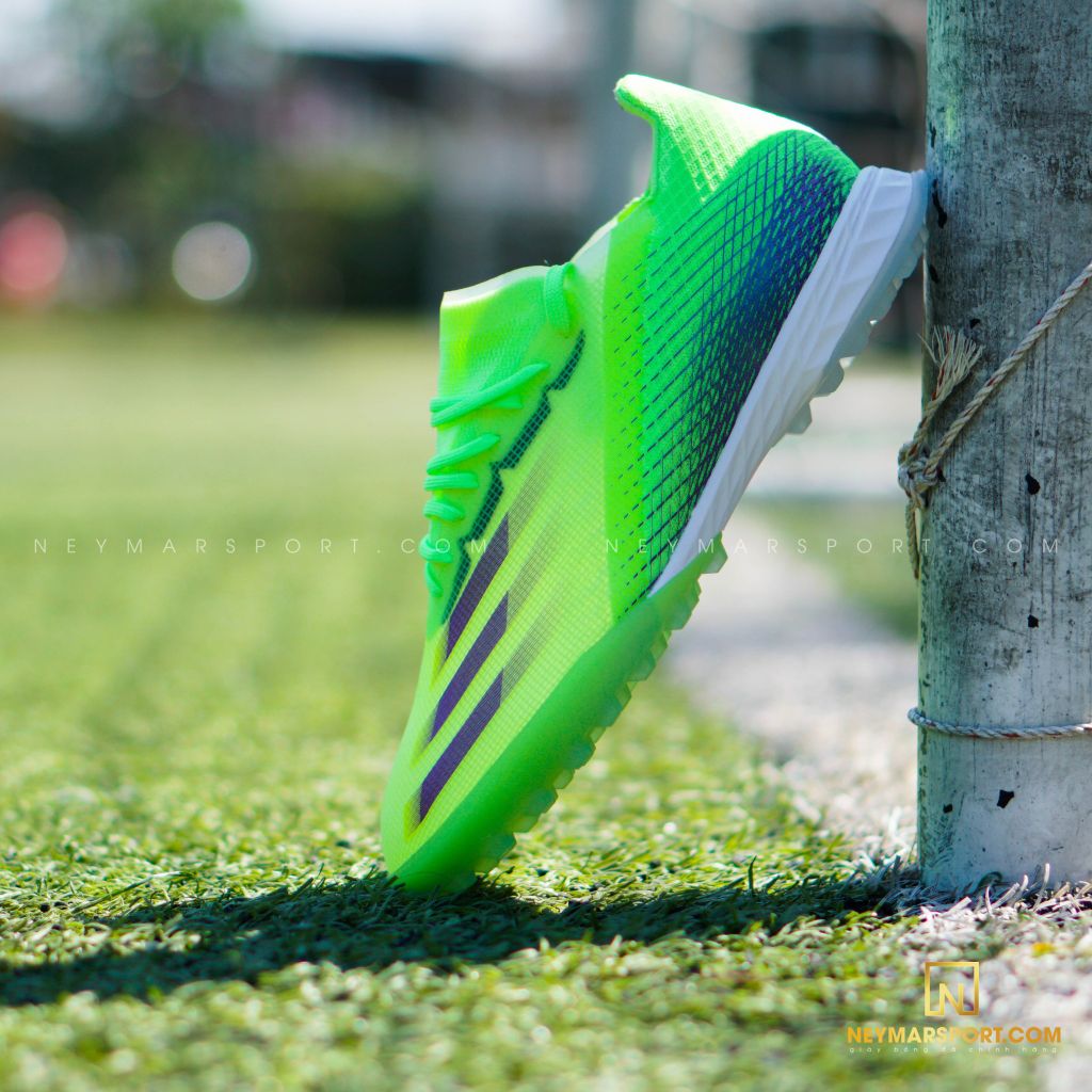adidas X Ghosted .1 TF Precision To Blur - Signal Green/Energy Ink/Semi Solar Slime