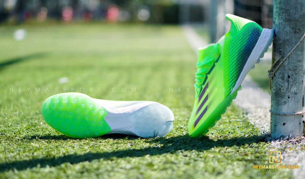 adidas X Ghosted .1 TF Precision To Blur - Signal Green/Energy Ink/Semi Solar Slime