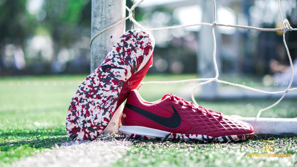 Nike Tiempo Legend 8 Pro TF Play Mode - Cardinal Red/Black/Crimson Tint/White