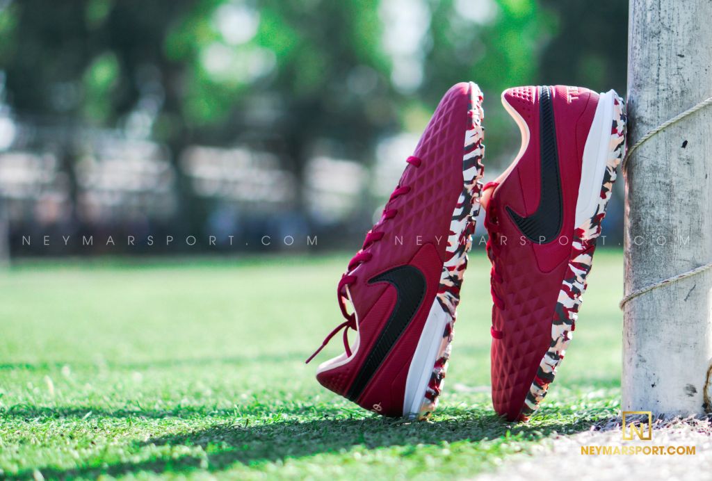 Nike Tiempo Legend 8 Pro TF Play Mode - Cardinal Red/Black/Crimson Tint/White