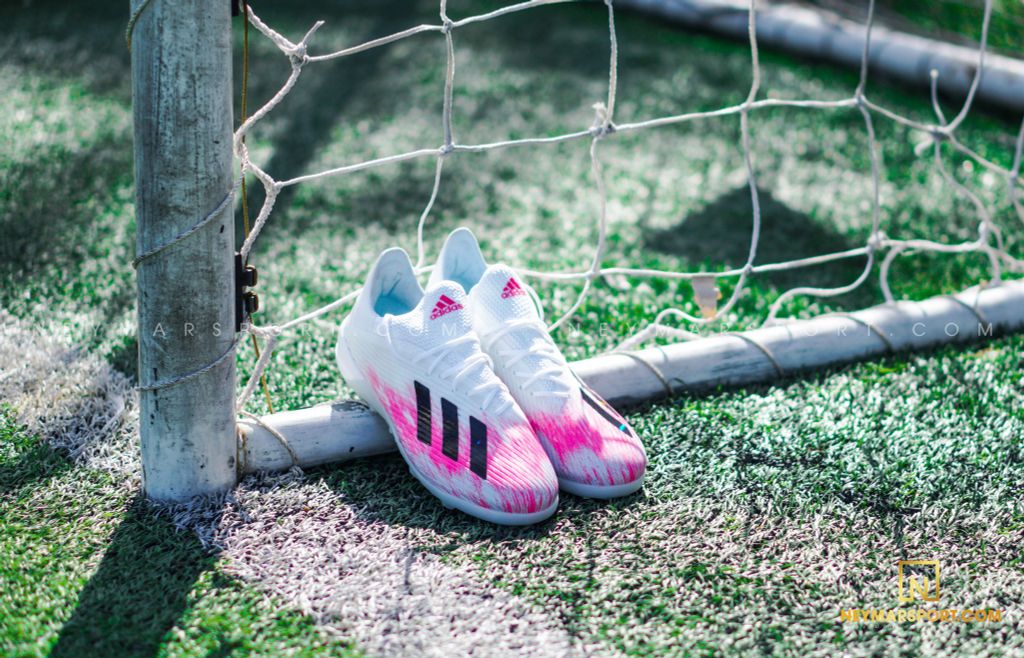 adidas X 19.1 TF Uniforia - Footwear White/Core Black/Shock Pink