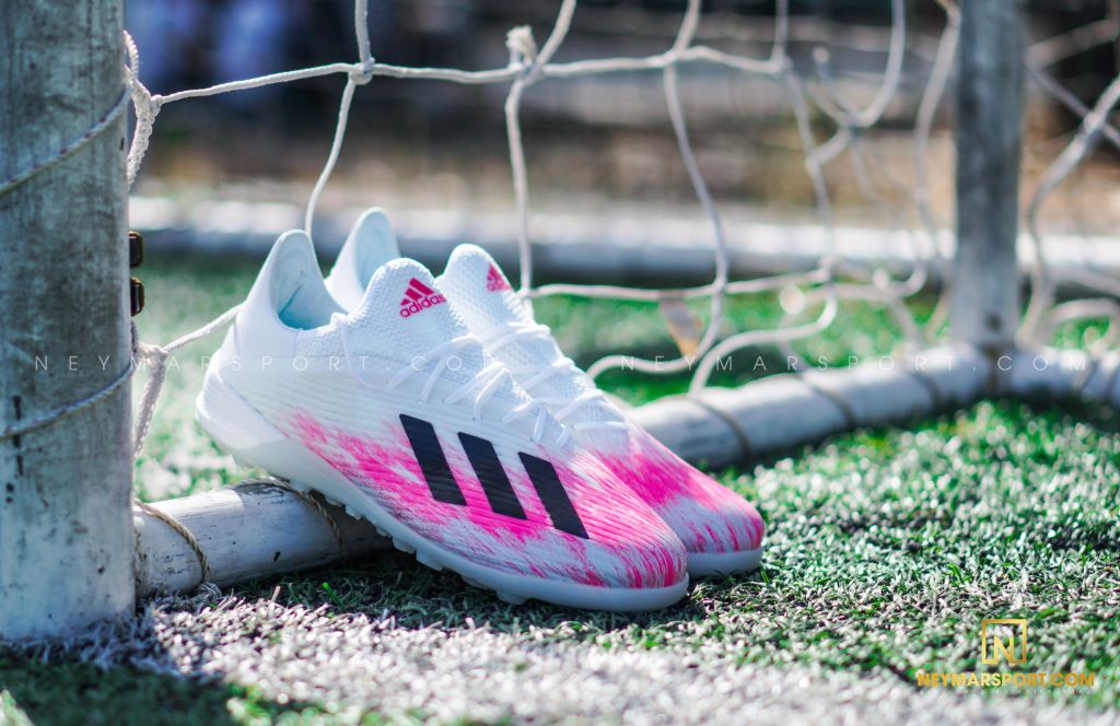adidas X 19.1 TF Uniforia - Footwear White/Core Black/Shock Pink