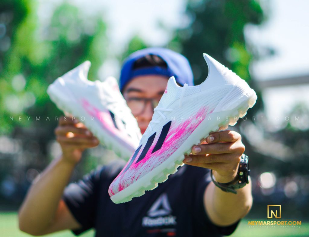 adidas X 19.1 TF Uniforia - Footwear White/Core Black/Shock Pink
