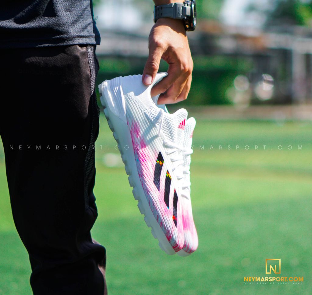 adidas X 19.1 TF Uniforia - Footwear White/Core Black/Shock Pink