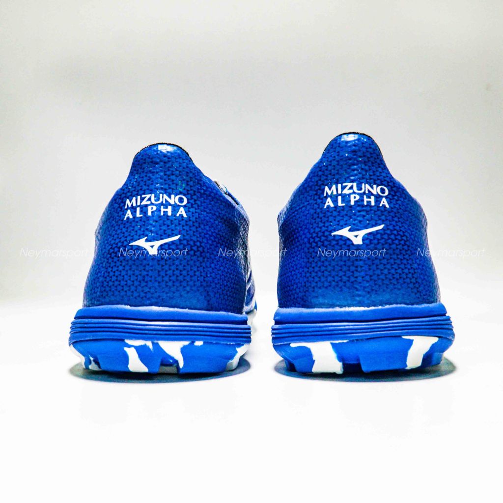 Giày đá bóng Mizuno Alpha Pro TF Mugen - Laser Blue/White/Gold P1GD246427
