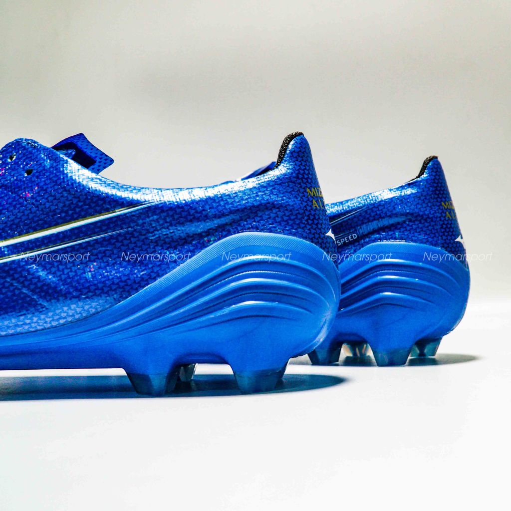 Giày đá bóng Mizuno Alpha Elite FG/AG Mugen - Laser Blue/White/Gold P1GA246227