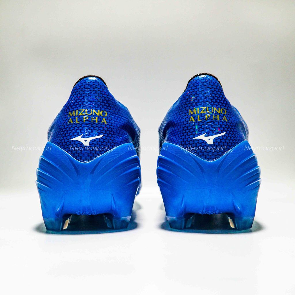 Giày đá bóng Mizuno Alpha Elite FG/AG Mugen - Laser Blue/White/Gold P1GA246227