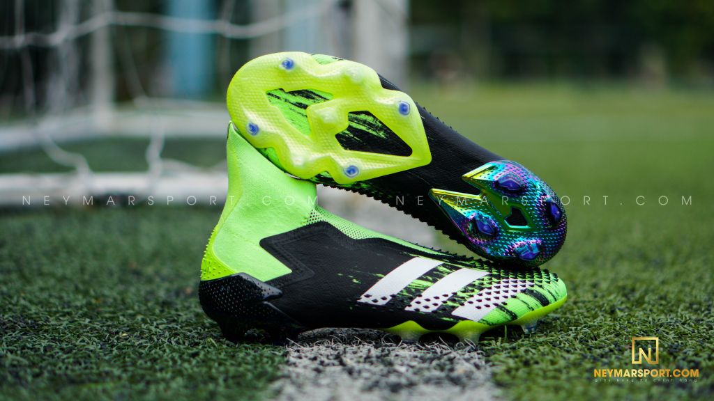 adidas Predator 20+ FG/AG Precision To Blur - Signal Green/Footwear White/Core Black
