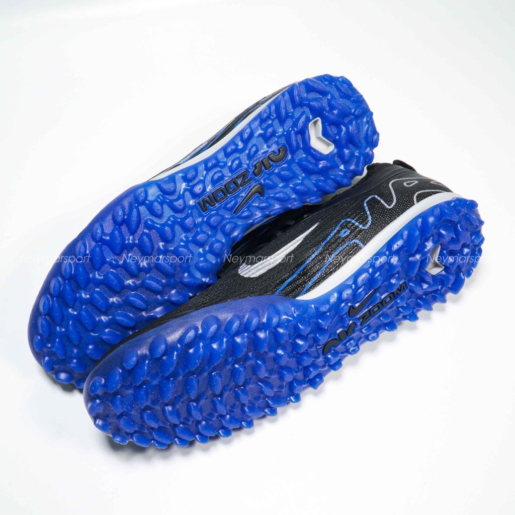 Giày đá bóng Nike Air Zoom Mercurial Vapor 15 Pro TF Shadow - Black/Chrome/Hyper Royal DJ5605-040