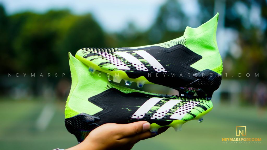 adidas Predator 20+ FG/AG Precision To Blur - Signal Green/Footwear White/Core Black