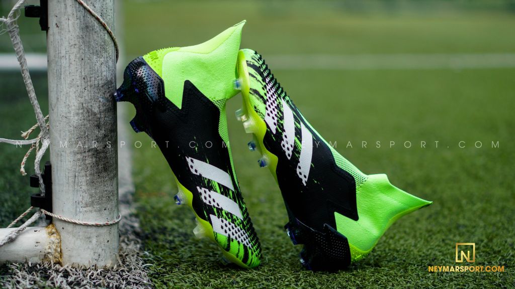adidas Predator 20+ FG/AG Precision To Blur - Signal Green/Footwear White/Core Black