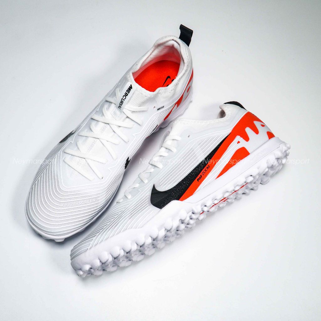 Nike Air Zoom Mercurial Vapor 15 Pro TF Ready - White/Black/Bright Crimson