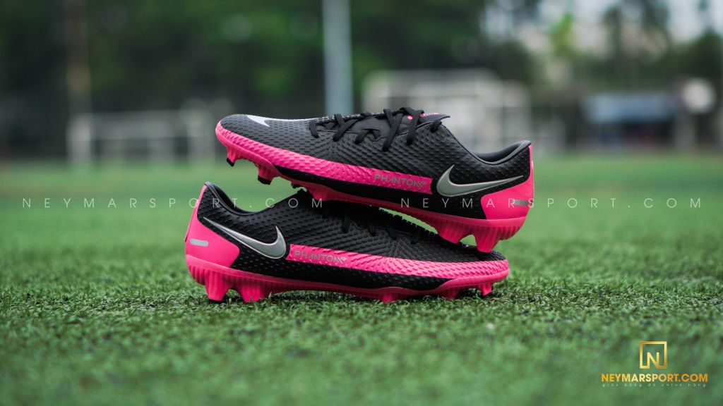 Nike Phantom GT Academy MG - Black/Metallic Silver/Pink Blast