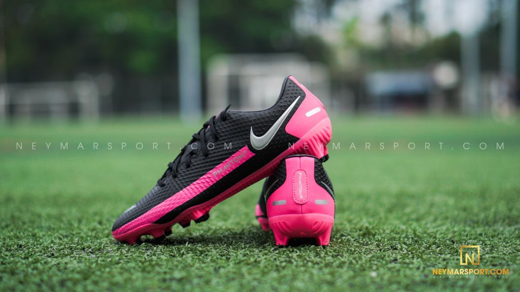 Nike Phantom GT Academy MG - Black/Metallic Silver/Pink Blast