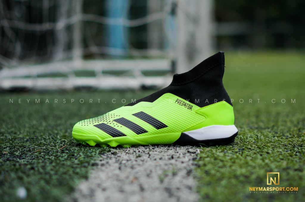 adidas Predator 20.3 Laceless TF Precision To Blur - Signal Green/Core Black/Footwear White