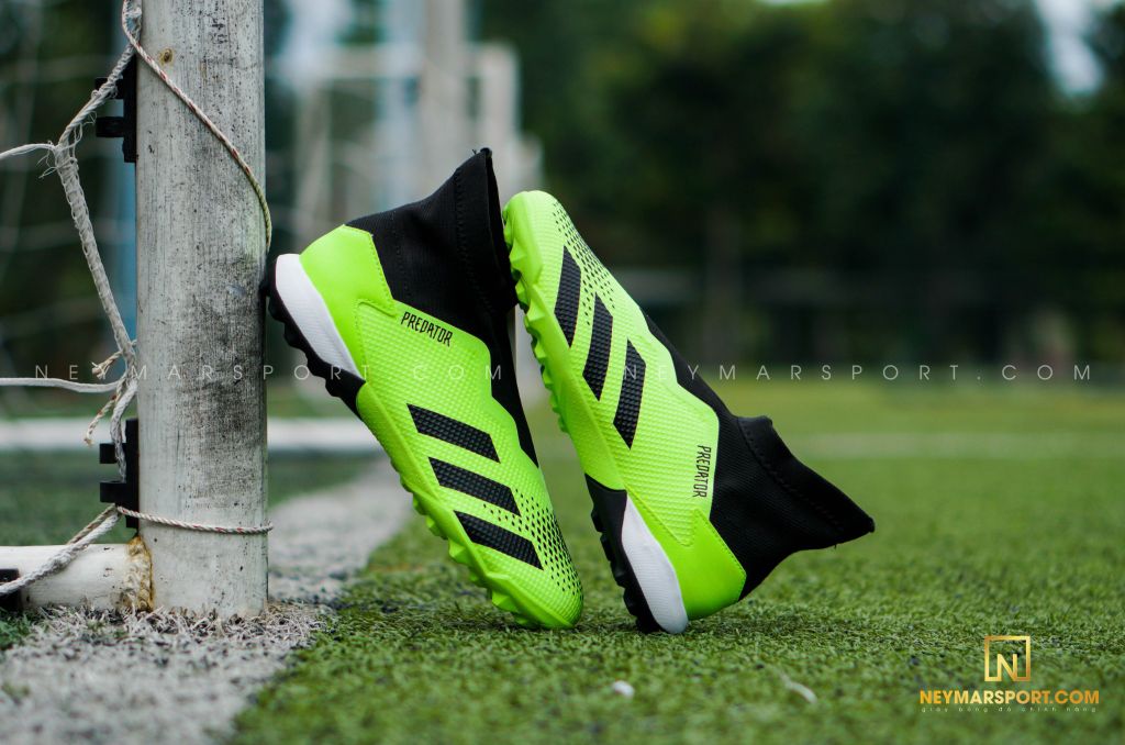 adidas Predator 20.3 Laceless TF Precision To Blur - Signal Green/Core Black/Footwear White