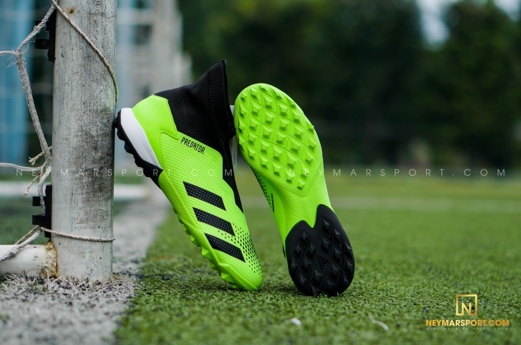 adidas Predator 20.3 Laceless TF Precision To Blur - Signal Green/Core Black/Footwear White