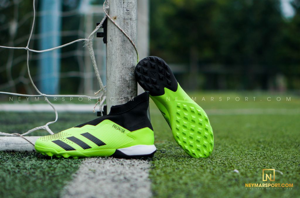 adidas Predator 20.3 Laceless TF Precision To Blur - Signal Green/Core Black/Footwear White