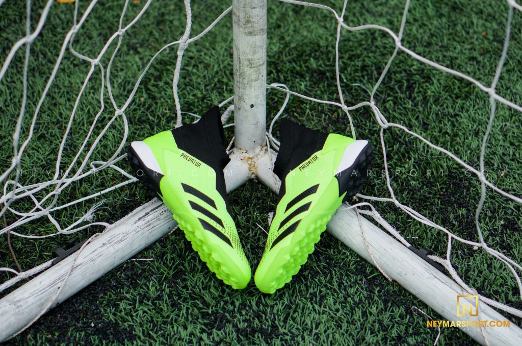adidas Predator 20.3 Laceless TF Precision To Blur - Signal Green/Core Black/Footwear White