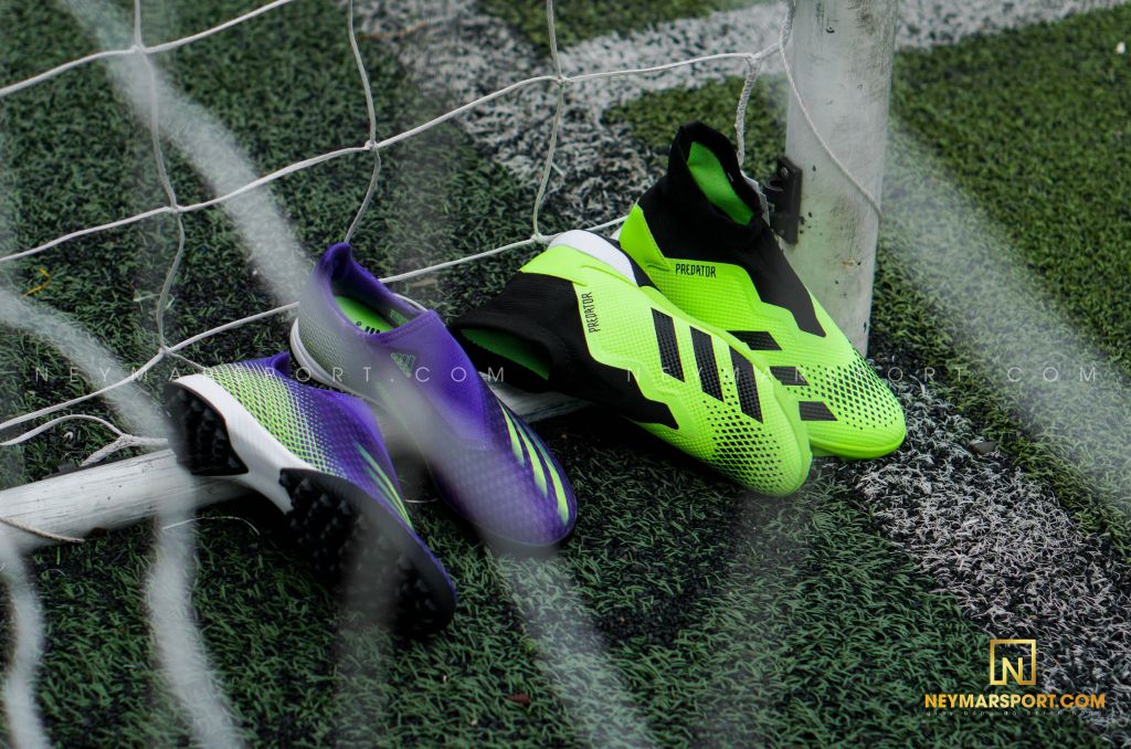 adidas Predator 20.3 Laceless TF Precision To Blur - Signal Green/Core Black/Footwear White