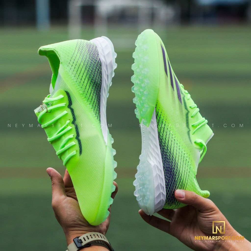 adidas X Ghosted .1 TF Precision To Blur - Signal Green/Energy Ink/Semi Solar Slime