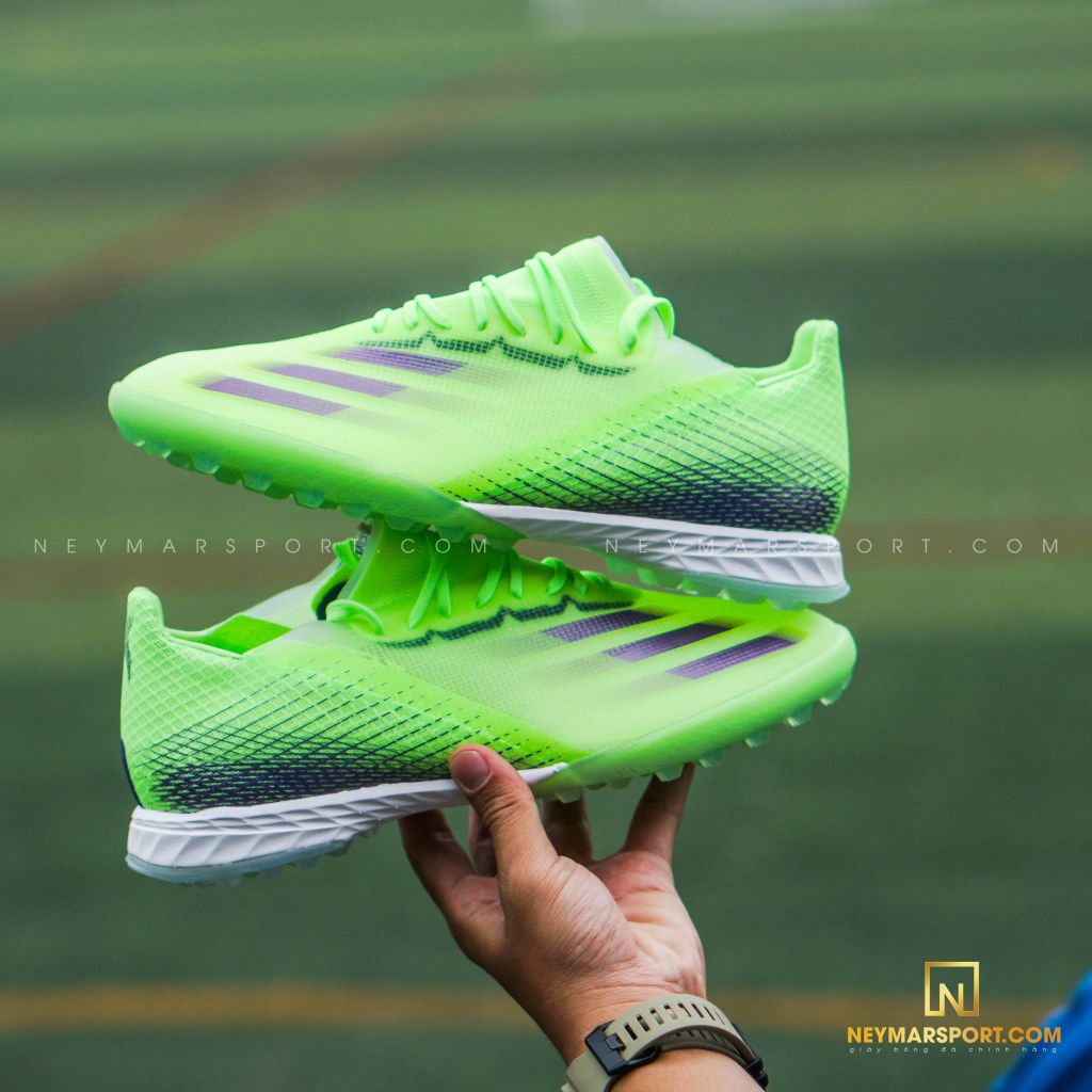 adidas X Ghosted .1 TF Precision To Blur - Signal Green/Energy Ink/Semi Solar Slime