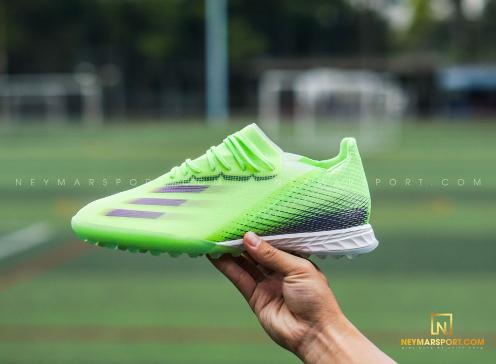 adidas X Ghosted .1 TF Precision To Blur - Signal Green/Energy Ink/Semi Solar Slime