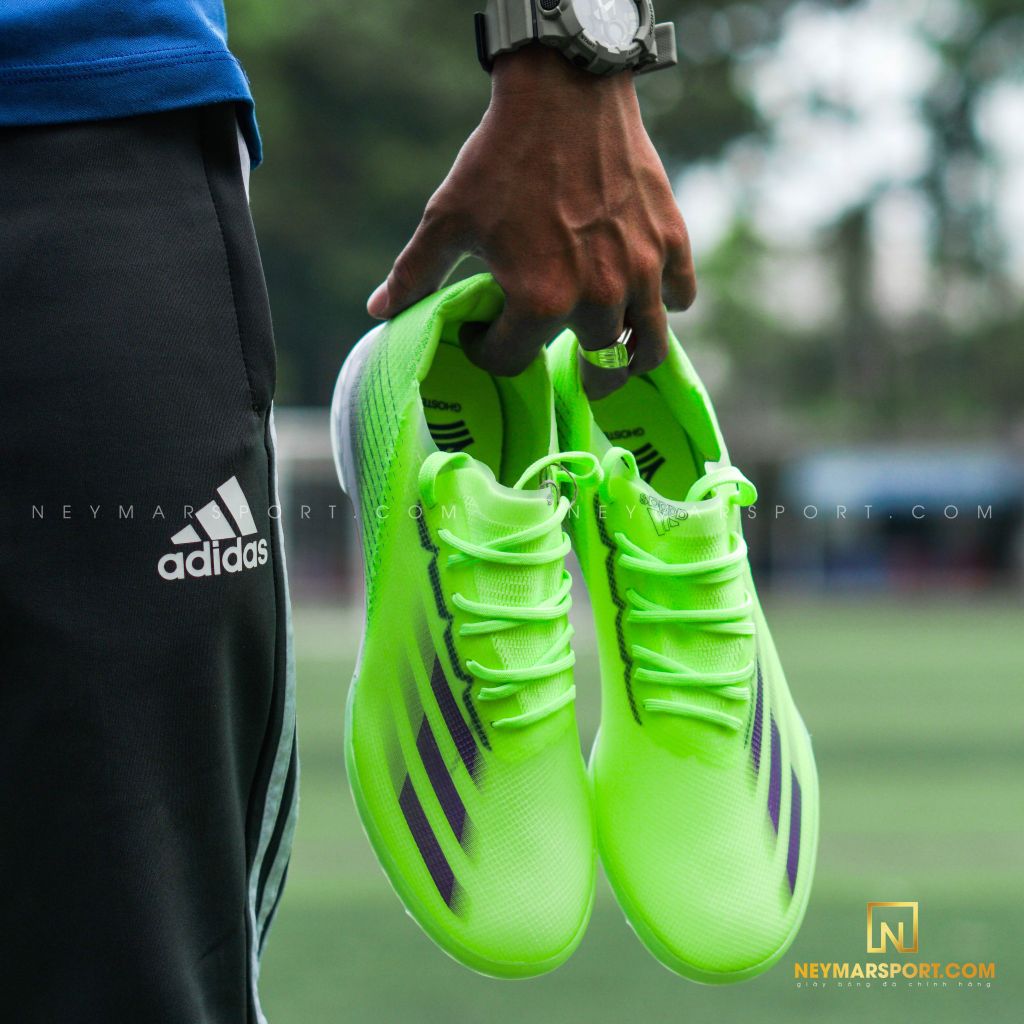 adidas X Ghosted .1 TF Precision To Blur - Signal Green/Energy Ink/Semi Solar Slime