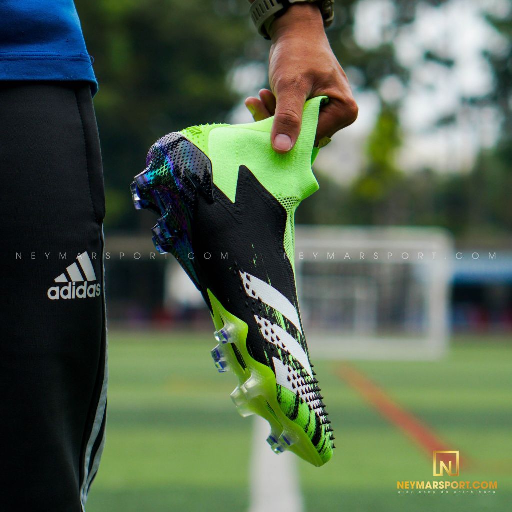 adidas Predator 20+ FG/AG Precision To Blur - Signal Green/Footwear White/Core Black