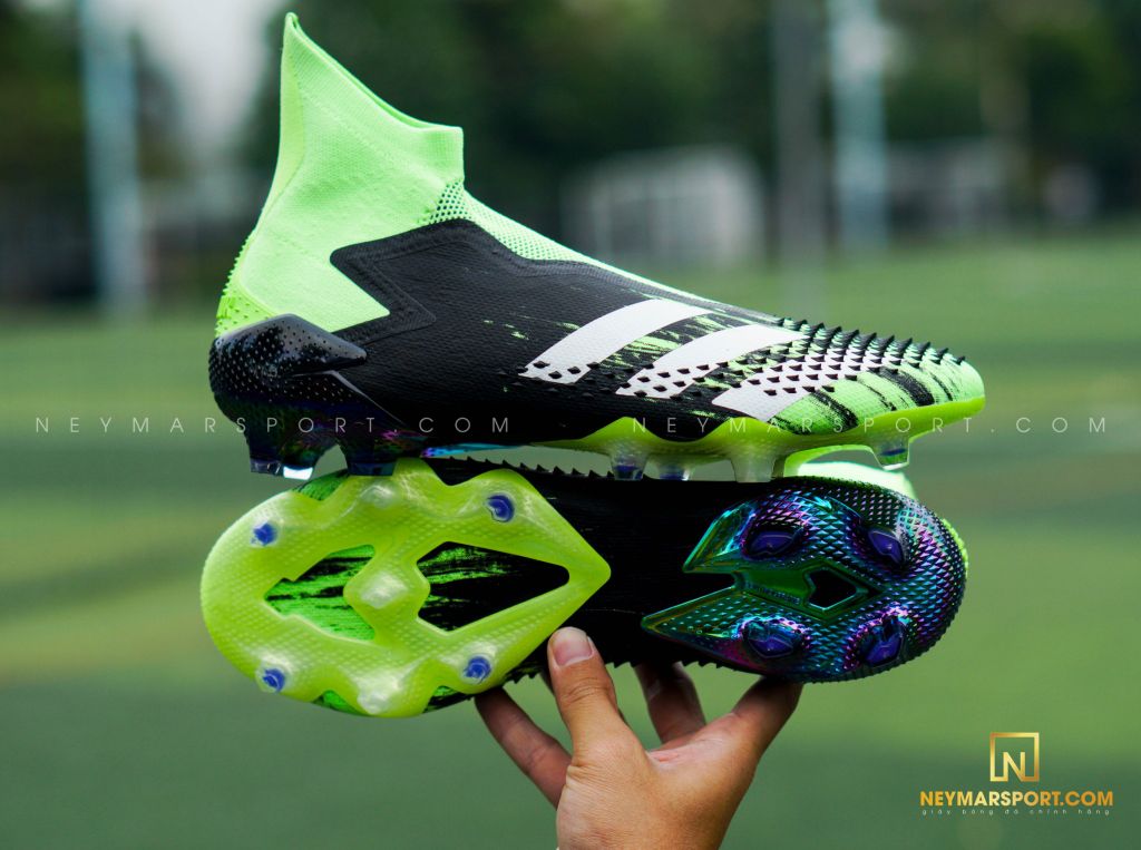 adidas Predator 20+ FG/AG Precision To Blur - Signal Green/Footwear White/Core Black