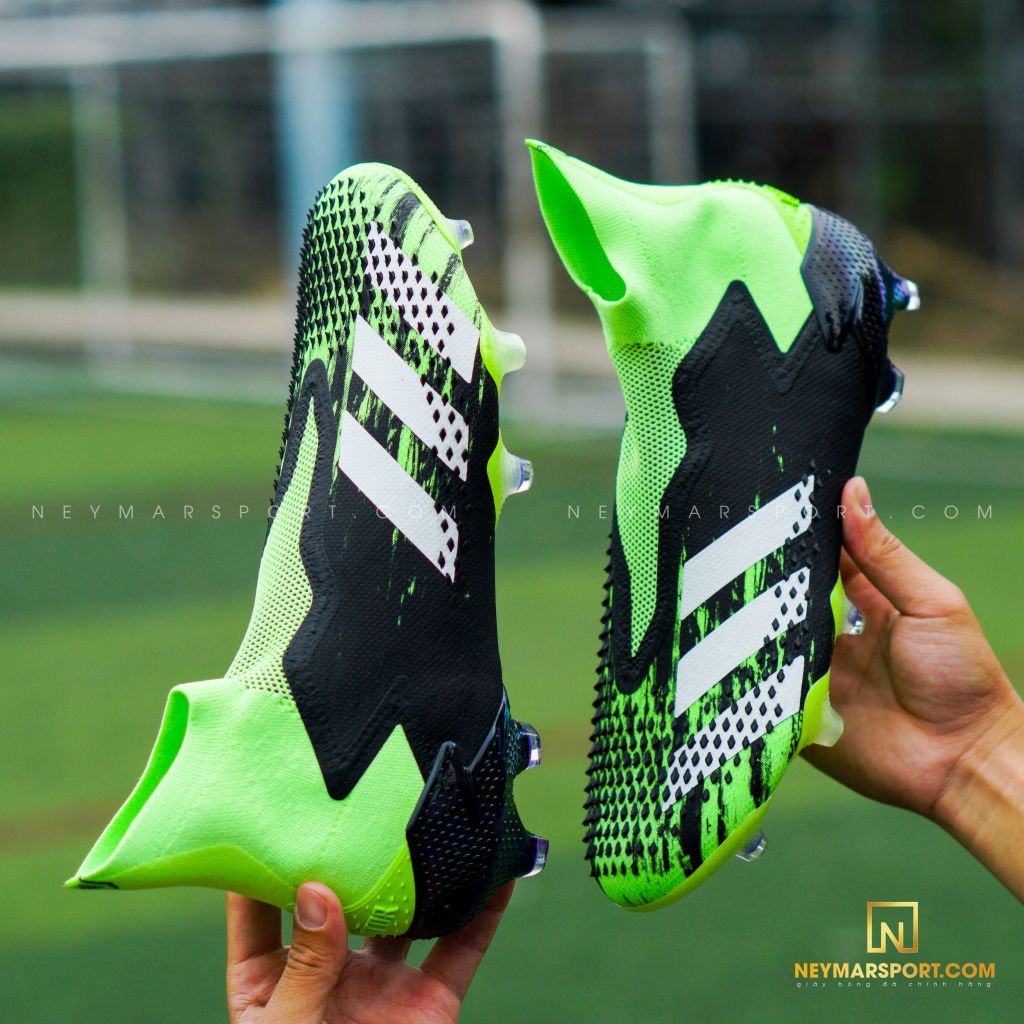 adidas Predator 20+ FG/AG Precision To Blur - Signal Green/Footwear White/Core Black