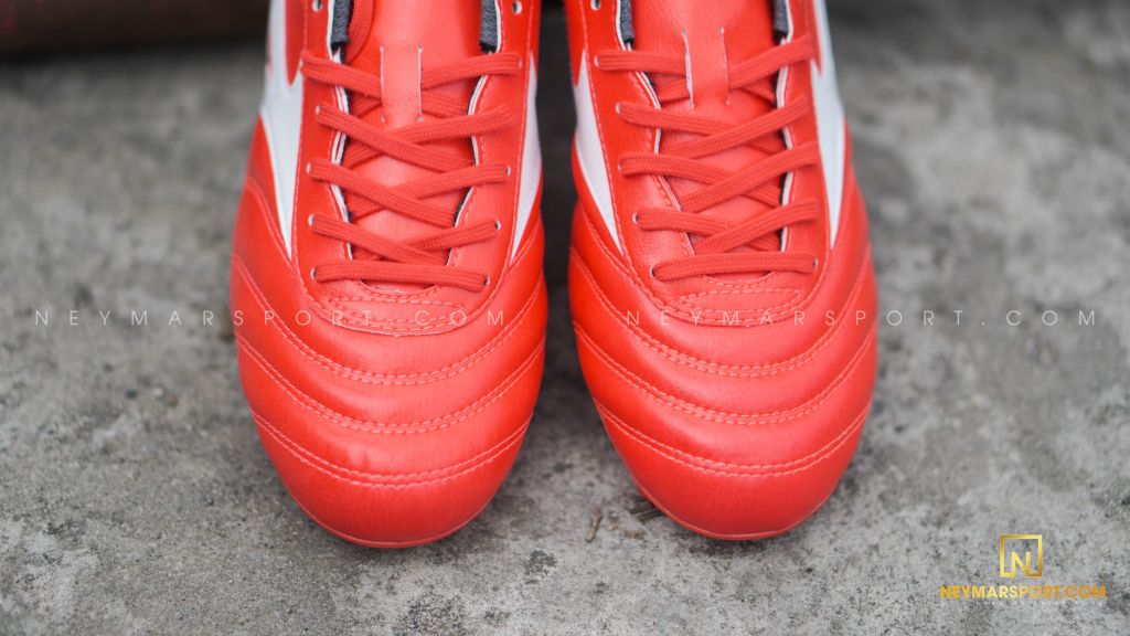 MIZUNO MORELIA II CLUB FG - IGNITION RED/WHITE
