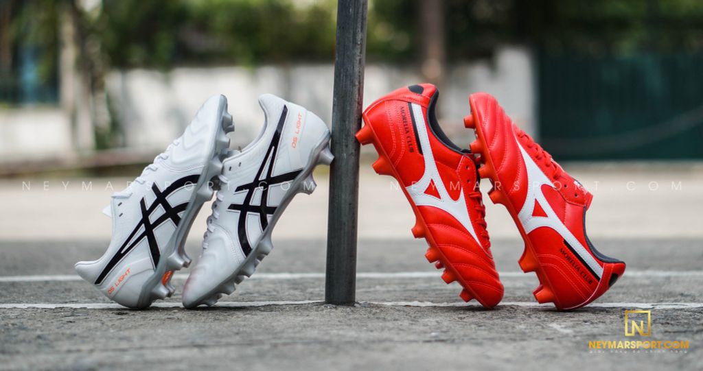 MIZUNO MORELIA II CLUB FG - IGNITION RED/WHITE