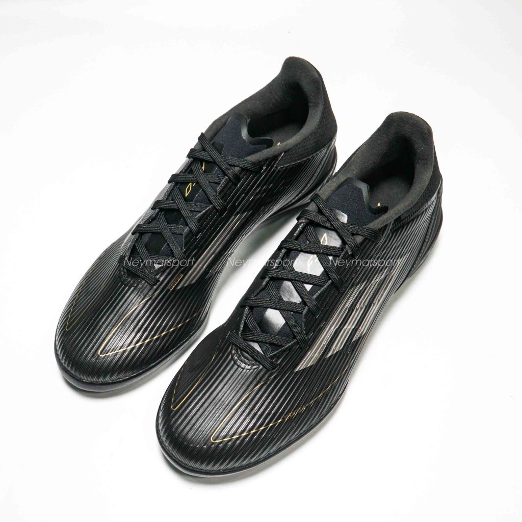 Giày đá bóng adidas F50 League TF Dark Spark - Core Black/Iron Metal/Gold Metallic IF1337