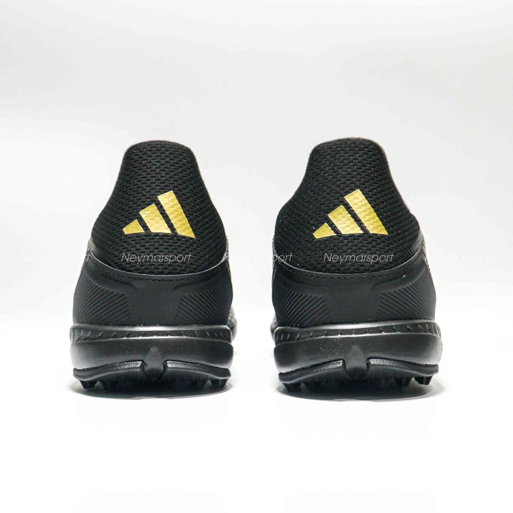 Giày đá bóng adidas F50 League TF Dark Spark - Core Black/Iron Metal/Gold Metallic IF1337