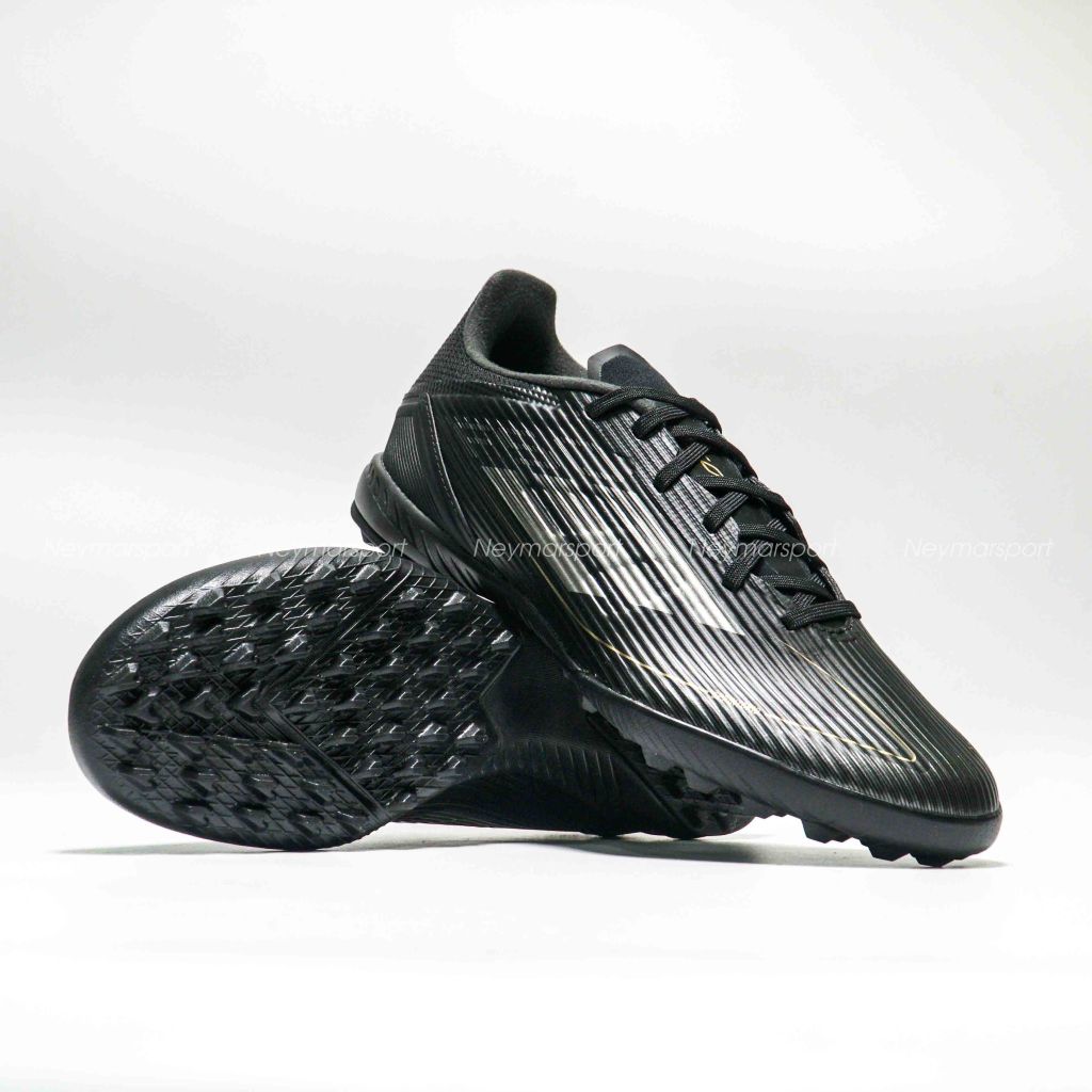 Giày đá bóng adidas F50 League TF Dark Spark - Core Black/Iron Metal/Gold Metallic IF1337