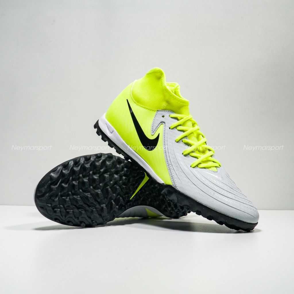 Giày đá bóng Nike Phantom Luna II Academy TF Mad Voltage - Metallic Silver/Black/Volt FJ2566-003