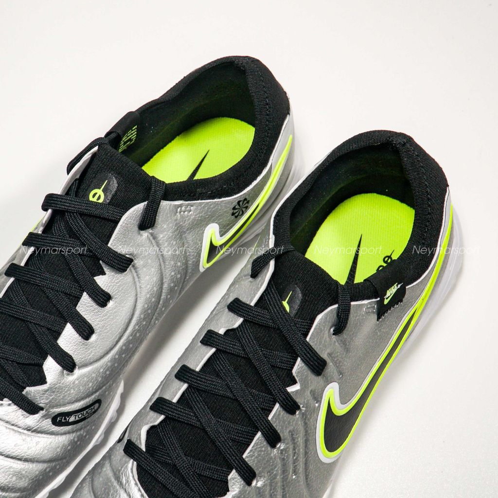 Giày đá bóng Nike Tiempo Legend 10 Pro TF Mad Voltage - Metallic Silver/Black/Volt DV4336-001