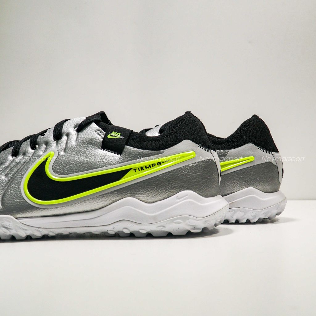 Giày đá bóng Nike Tiempo Legend 10 Pro TF Mad Voltage - Metallic Silver/Black/Volt DV4336-001