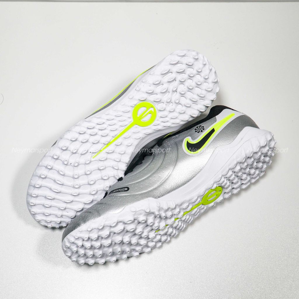 Giày đá bóng Nike Tiempo Legend 10 Pro TF Mad Voltage - Metallic Silver/Black/Volt DV4336-001