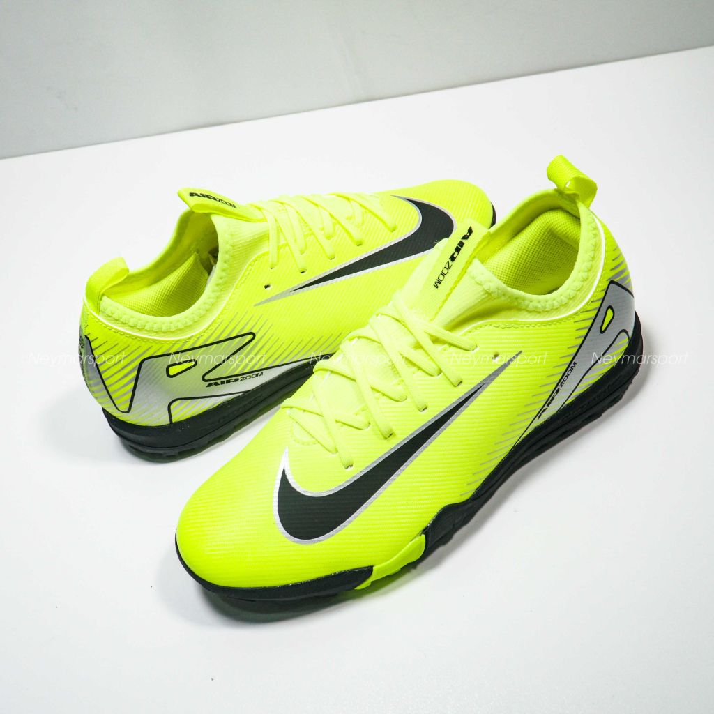 Giày đá bóng Nike Air Zoom Mercurial Vapor 16 Academy TF Mad Voltage - Volt/Black Kids FQ8284-700