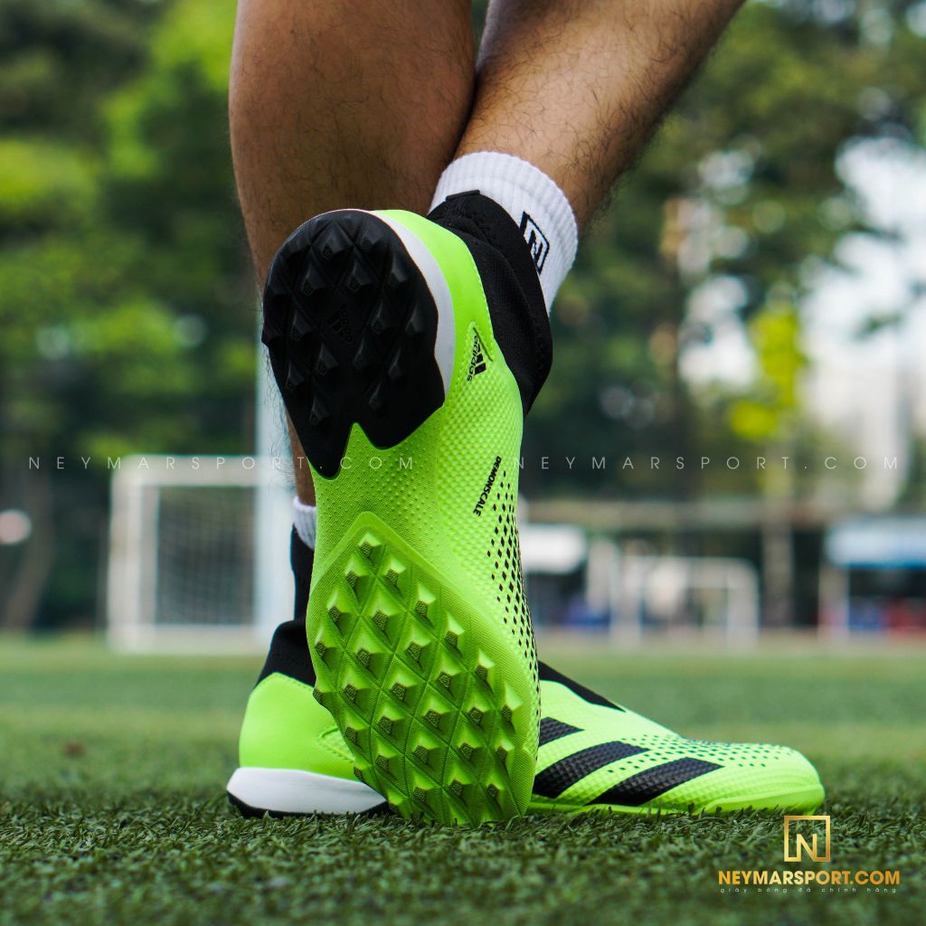 adidas Predator 20.3 Laceless TF Precision To Blur - Signal Green/Core Black/Footwear White